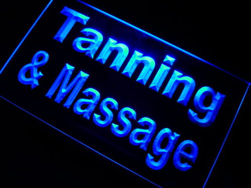 Tanning & Massage Neon Light Sign